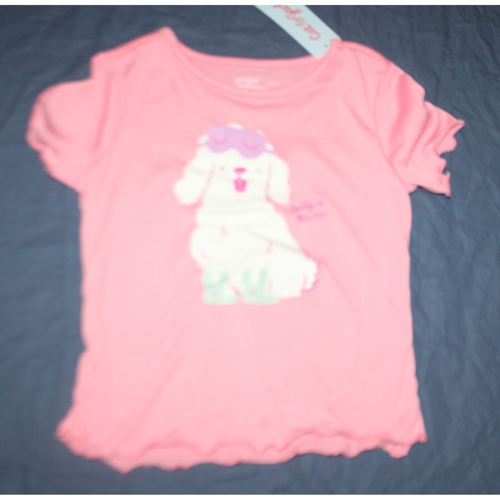 Girls Cat & Jack Size S 6/7 Pajama Shirt